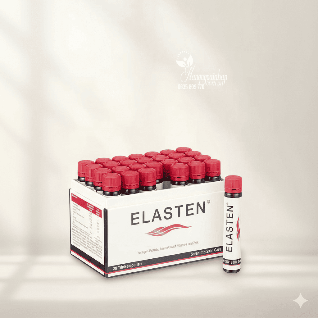 Collagen Elasten Hộp 30 ống x 25ml - Giúp Da Căng Mịn, Chống Lão Hóa, Tóc Chắc Khỏe
